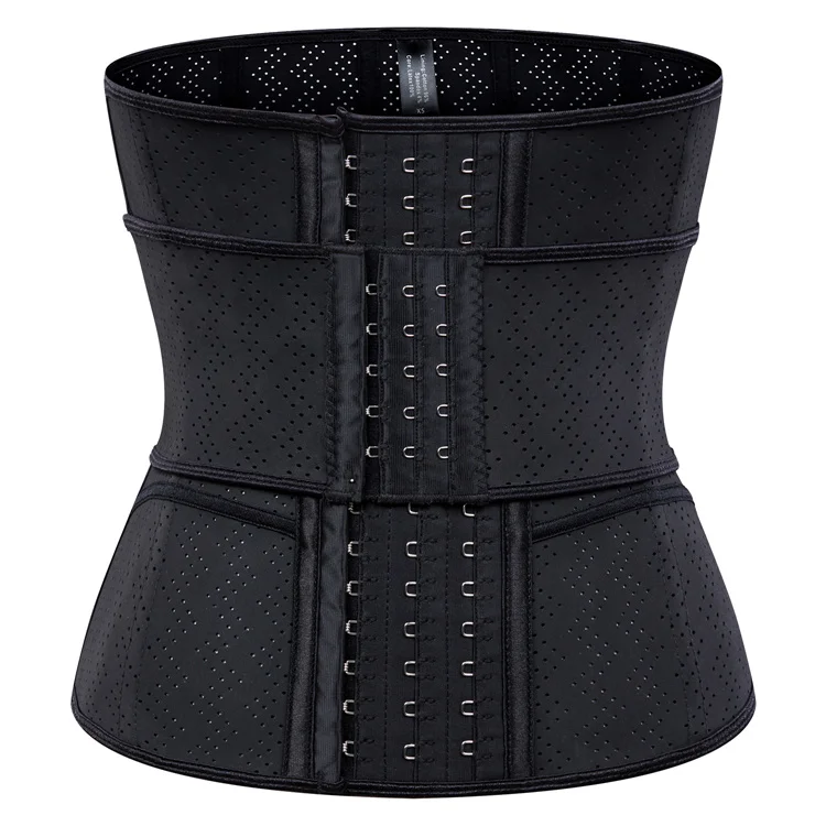 Women Latex Waist Trainer Body Shaper Corsets With Round Hole Cincher Corset Slimming Shapers Shapewear for Sports