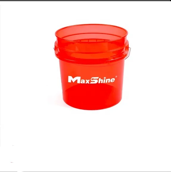 3.5Gallon Ultra Clear Detailing Bucket Wash Bucket Transparent Bucket
