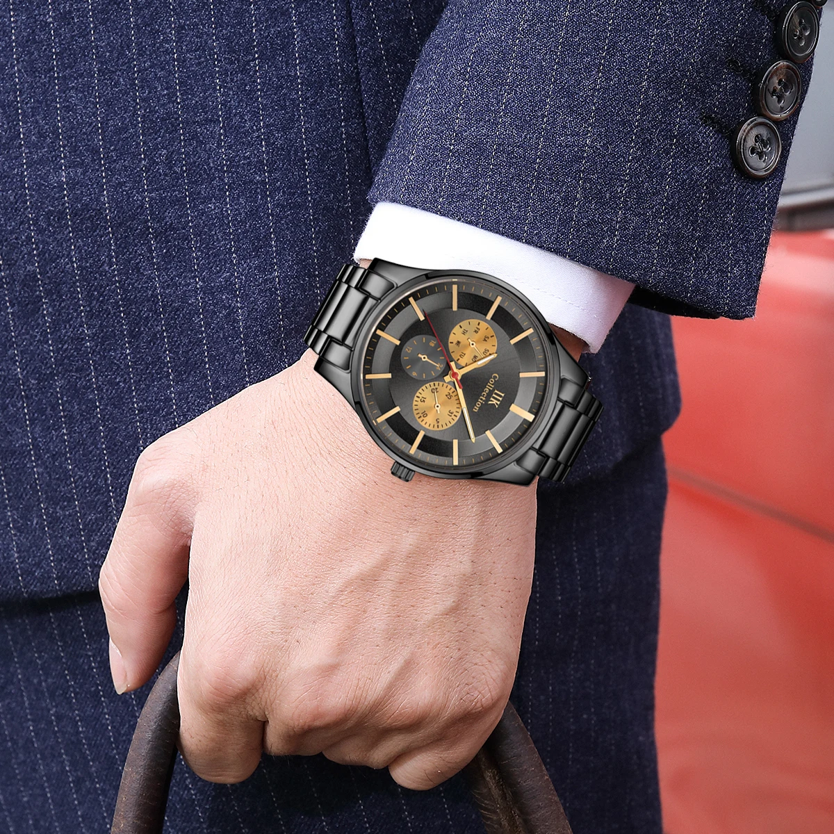 Wholesale Men Wristwatches Fashion Quartz Watch Ultra Thin Simple Watches Men Wristwatches