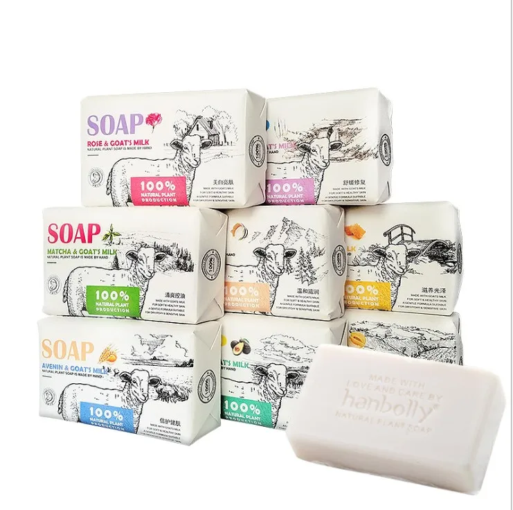 Hot Sell Travel Supplies Portable Disposable Hand Washing Mini Sheet Paper Soap Adults Female Toilet Soap Goat Milk Soap