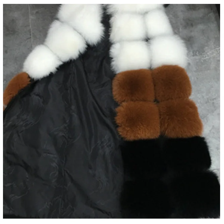 Brand new casual winter long ladies vest faux fur gilet with great price