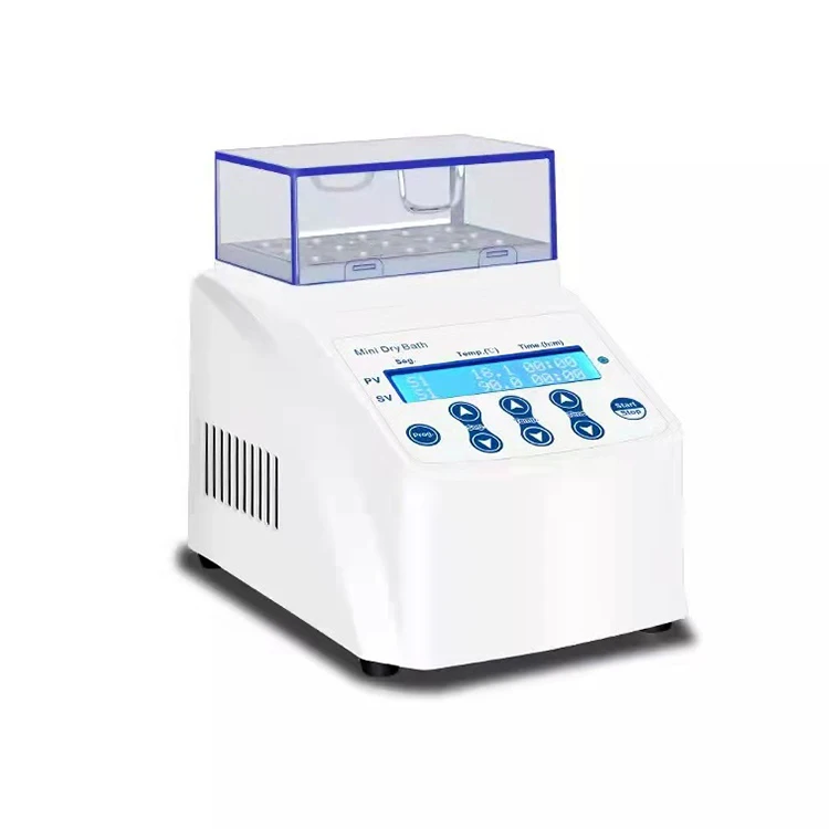 OEM LCD Display Laboratory Portable Car Heating Mini Lab Thermo Dry Bath Incubator