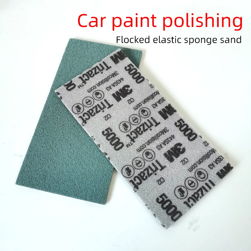 3M Trizact Abrasive foam sheet 30289  Self-adhesive Back 5000  Foam Disc Flocking Sponge Sandpaper Grit Dry Water Sanding Paper