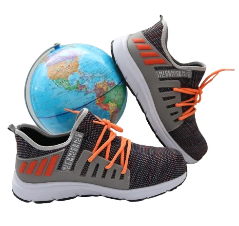 2024 New hot  product fly knit classic sports hard work  gaomi safety shoes steel toe