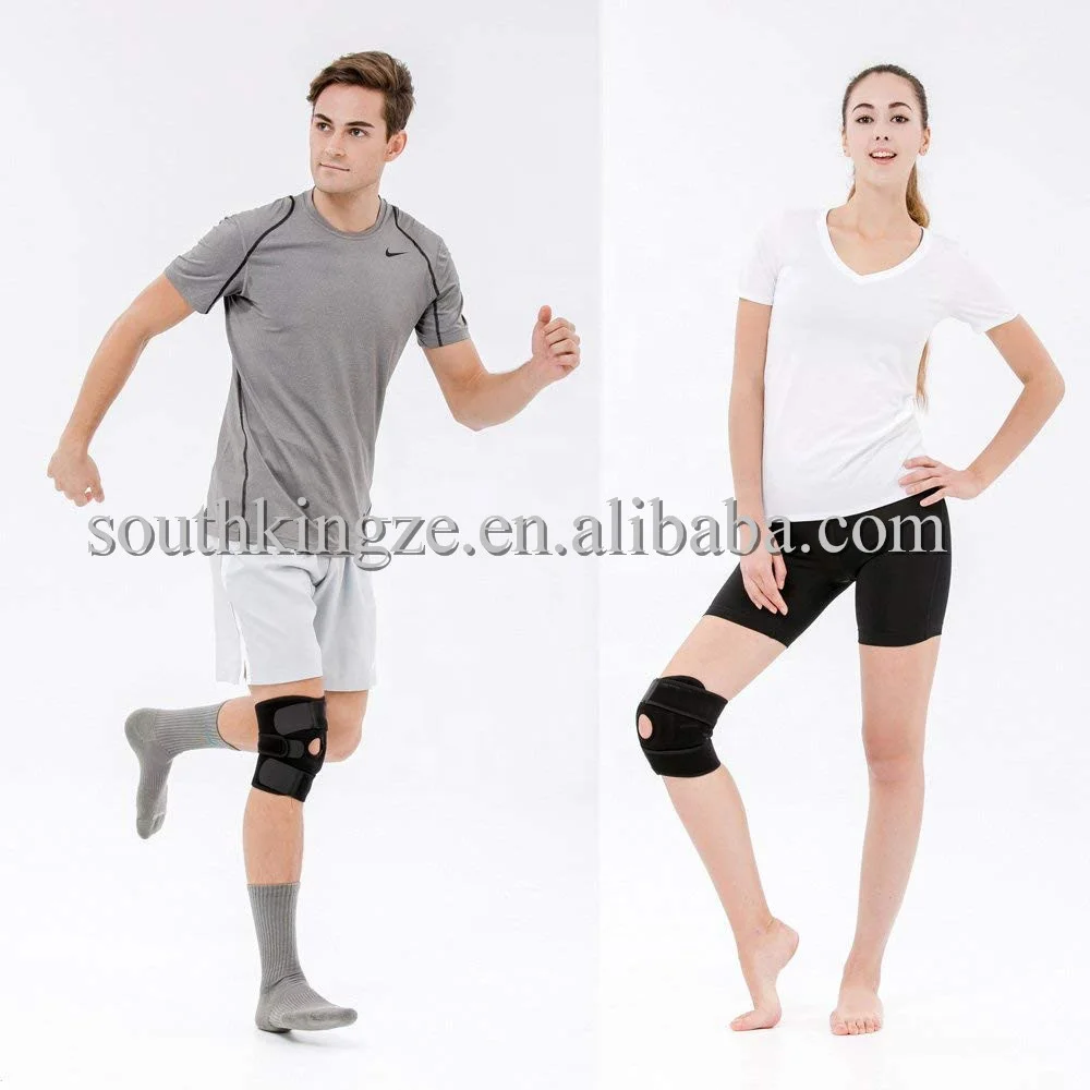 
Knee Support Open Patella Brace Supporter for Arthritis Joint Pain Relief Injury Recovery with Adjustable Strapping Breathable 