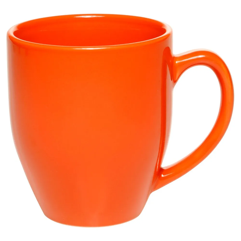Керамические пользовательские чашки 16 Oz. Бистро черный цвет кружки керамическая кружка капучино матовая Лучшие идеи подарка