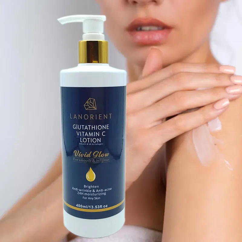 High Quality Wholesale Private Label Luxury Moisturizing Nourishing Vittamin C Lightening Natural Skin Whitening Body Lotion