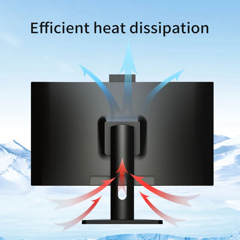 Sharerdp Custom Intel 11th Gen 1135G7 27 inch 23.8 inch IPS LCD Lifting rotating bracket all in one PC computer core I3 I5 I7