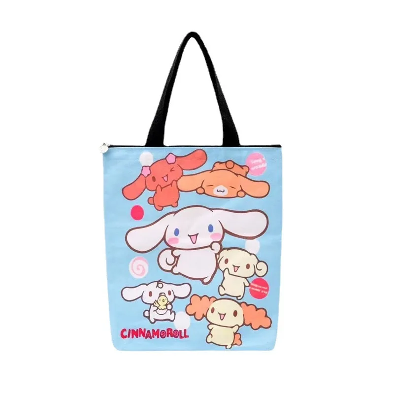 new designer wholesale cute shopping bag large capacity student girl shoulder bags cartoon kawaii bag canvas melody handbag