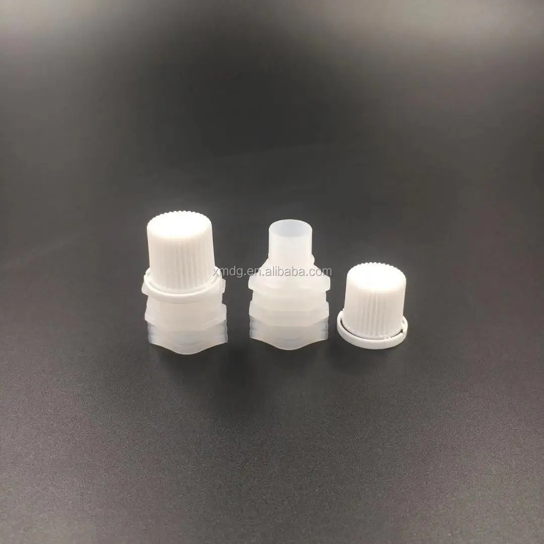 
flexible packaging pouch 8mm plastic cap for doypack 