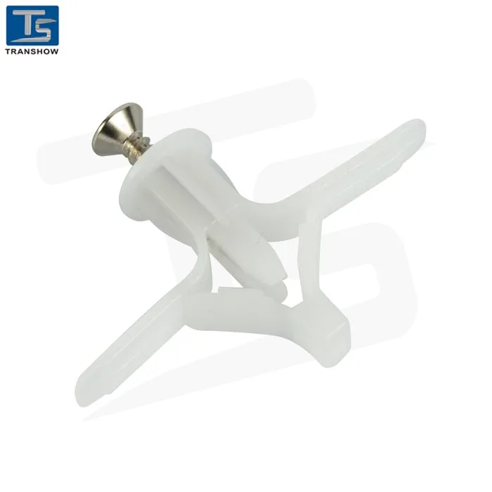 Aircraft Expansion Anchors with Screws for Gypsum Board Hollow Wall Installation