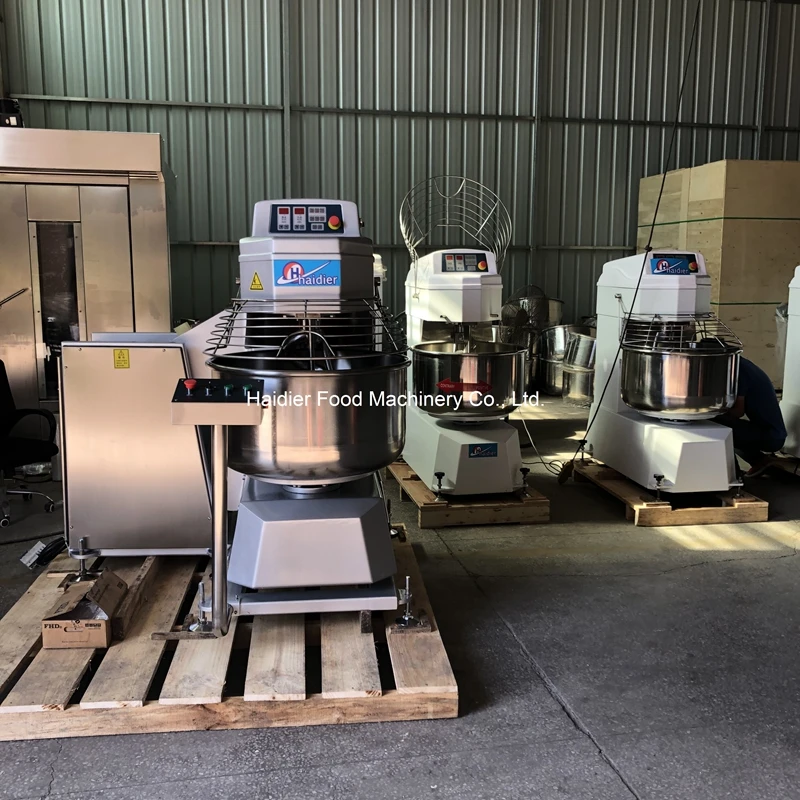 Haidier Automatic Tipping Dough Mixers Removable Bowl Spiral Mixers