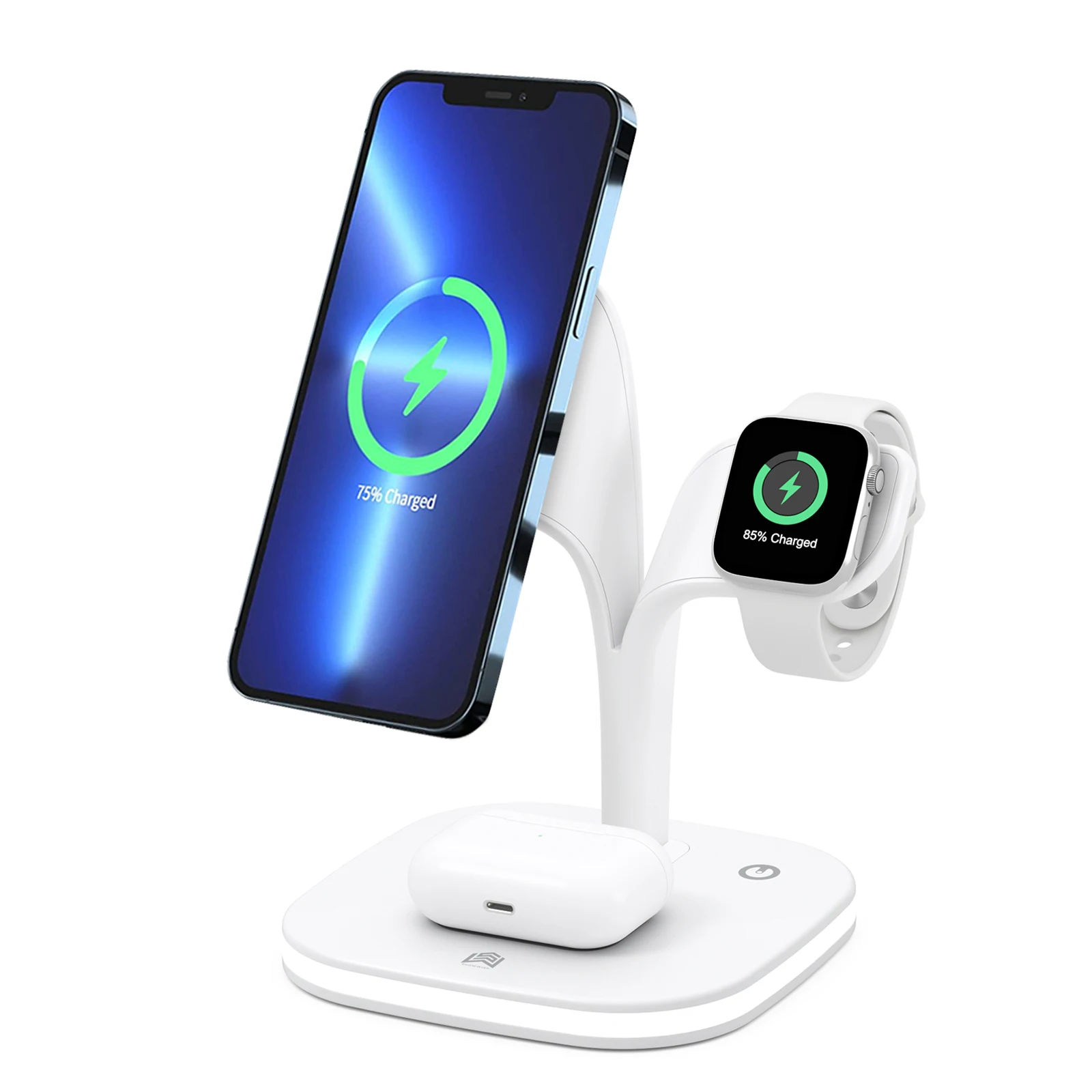 Fast 15W Station Universal Stand For Iphone 13 Phone 3 in 1 magnet Wireless Phone Charger