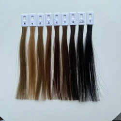 100% Cuticle Remy Indian I tip Human Hair Extensions Wholesale Micro Links Hair Extensions Nano Ring Elastic Loop Hair