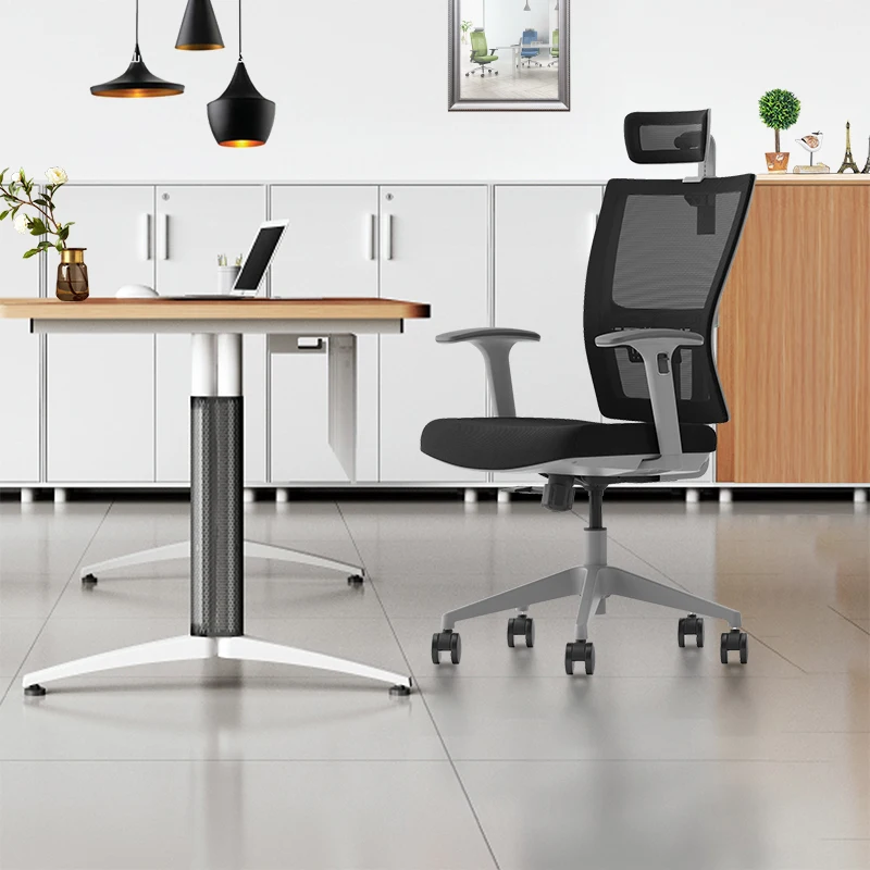 Modern Stylish Lift Executive Swivel Mesh Chair Adjustable Headrest Home Office Fabric Material BIFMA Certified Conference Chair