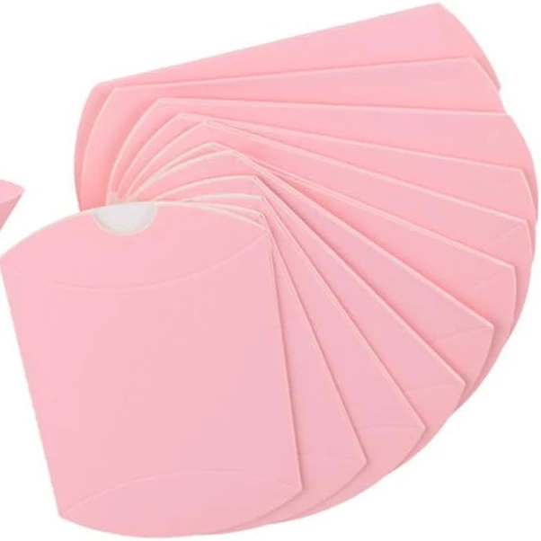 Candy Favor Treat Gift Wedding Creative Pillow Box, Candy Gift Box, Suitable for Wedding Birthday and Christmas