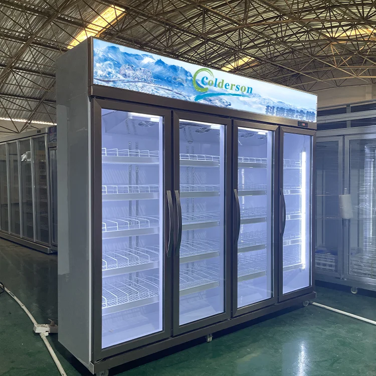 Вертикальный охладитель для супермаркета демонстрационная стойка магазина универсальный холодильник напитков вертикальная