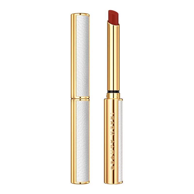 NEW korean style tube organic vegan lipstick lipgloss, bulk waterproof velvet lipstick, sweat-proof student mat matte lipstick