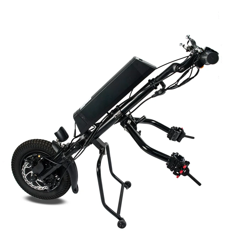 Portable detachable manual wheelchair electric trailer accessories suitable for people with disabilities