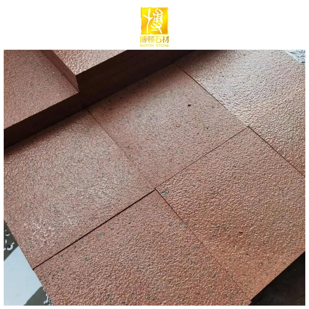 BOTON STONE Natural Stone Cheap Price Polished Interior Red Granite Stairs Floor Tile