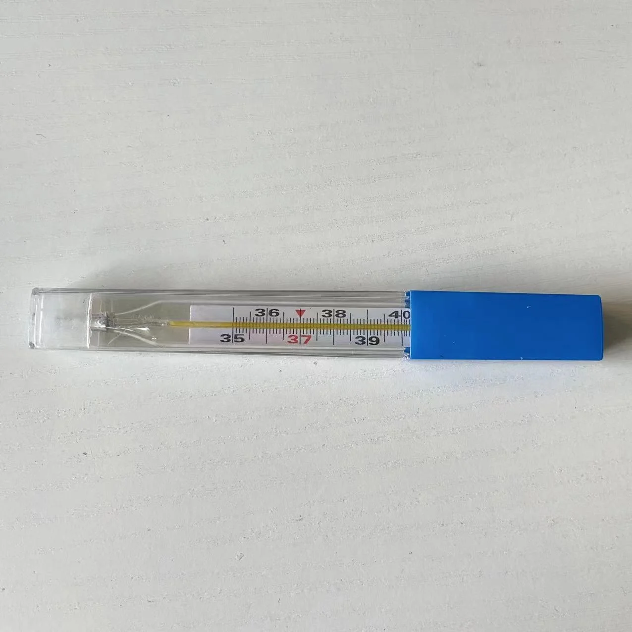 Home or hospital use&medical Large Size Oral mercury thermometers clinical Glass Oral Mouth Armpit red mercury thermometer
