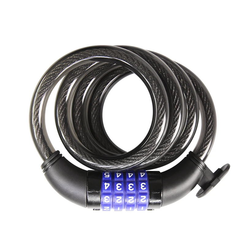 TONYON Guaranteed Quality PP and steel bicycle lock bicycle number lock with bicycle cable lock