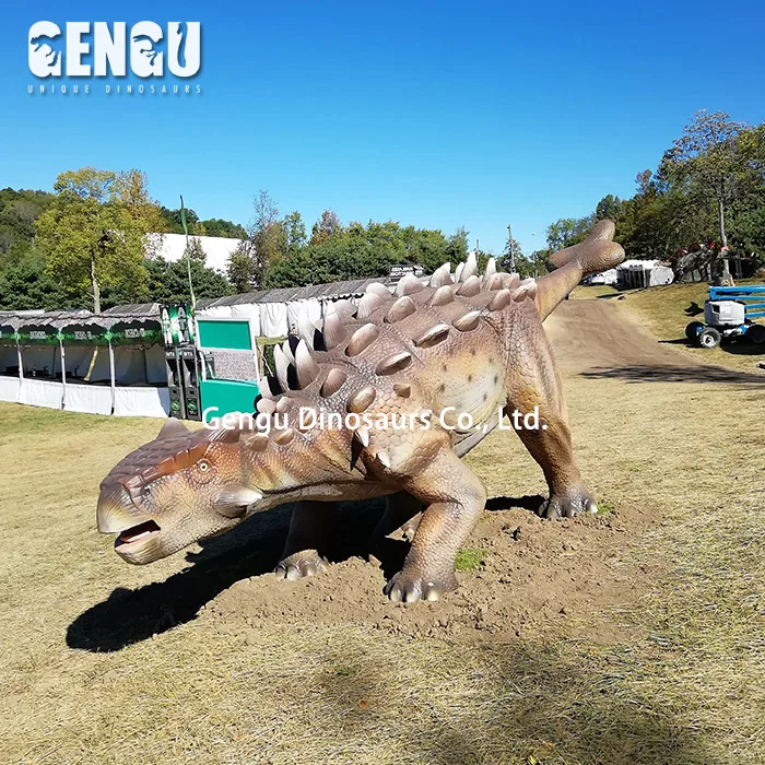 Outdoor Playground Dinosaur Coin Operated Game Machine
