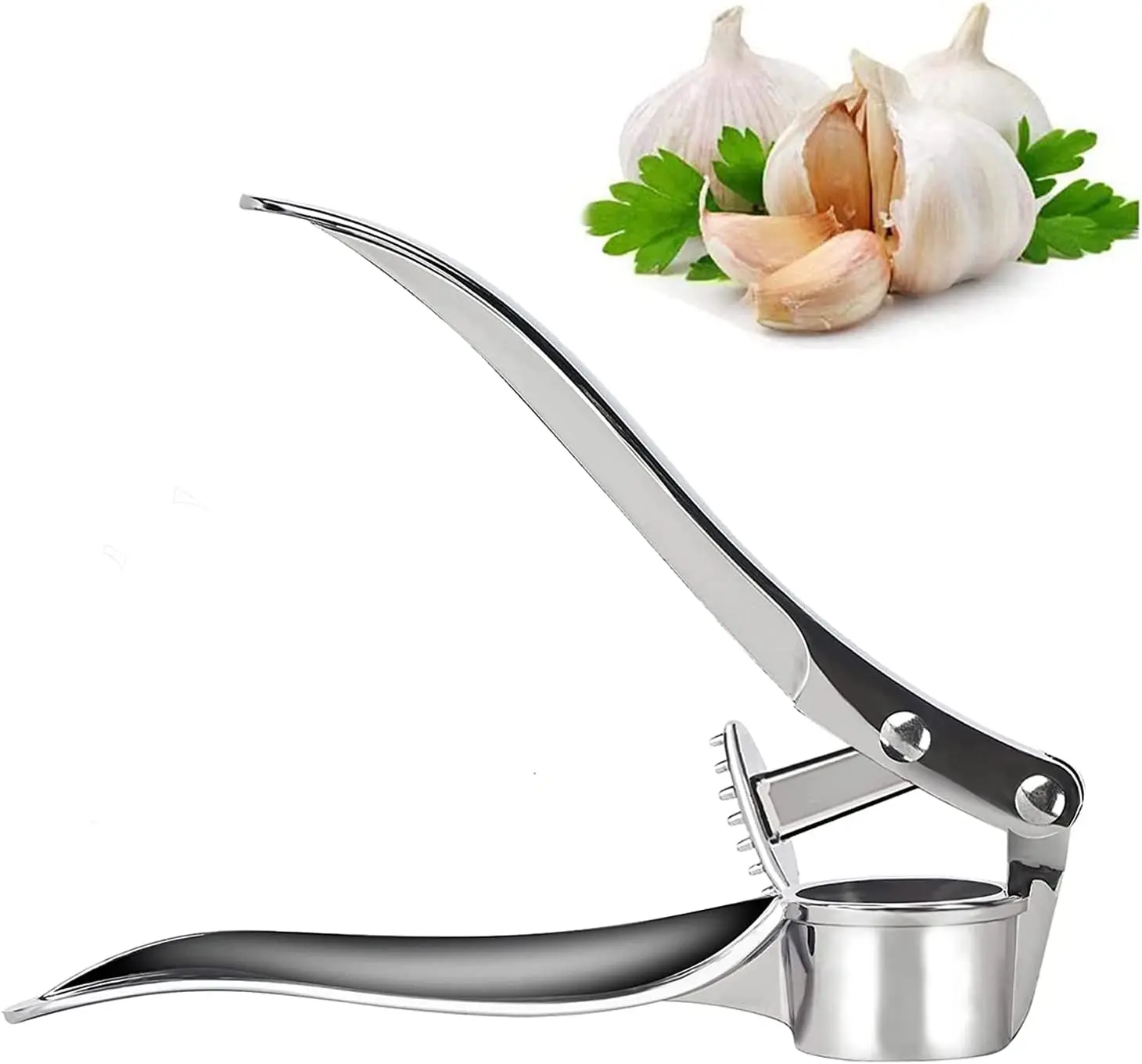 Premium Quality Garlic Press Crusher and Mincer Kitchen Tools