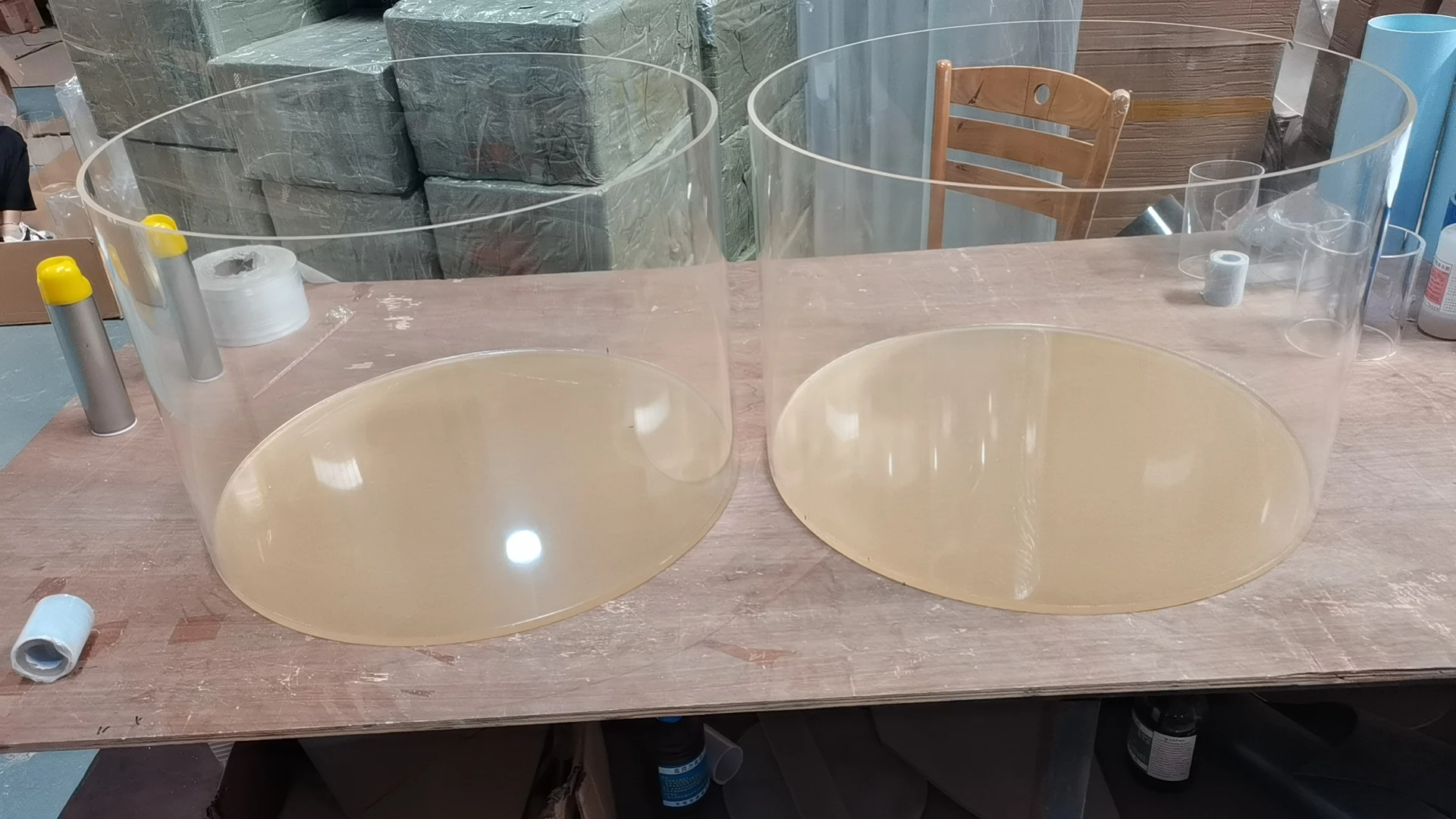 Amazing Modern Table plastic Round Crystal Cylinder Clear Acrylic Flower Vase for Wedding Flowers Decorations Home Table Office