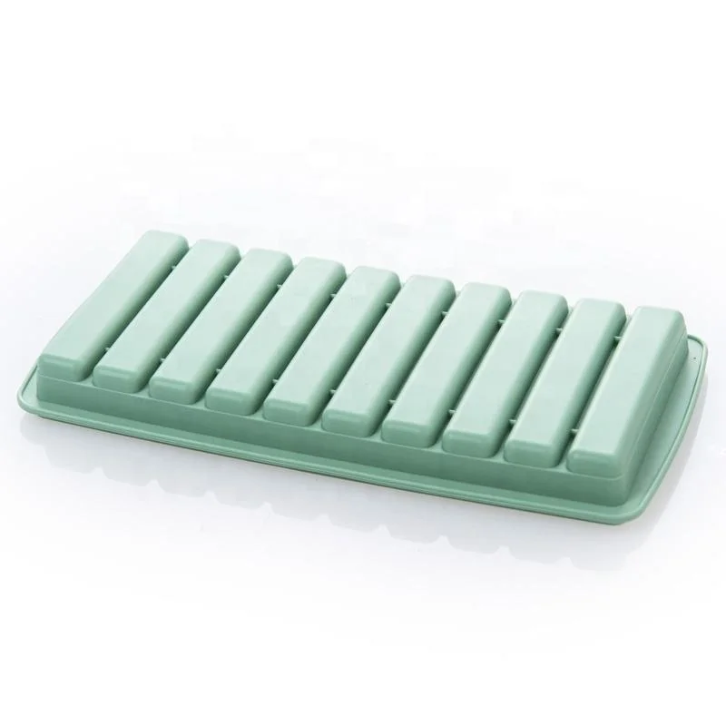 wholesale Rectangular Ice Tray Silicone Mold DIY Home Ice Cubes Making Food Grade Silicone Mold Ice Cubes Making Tool