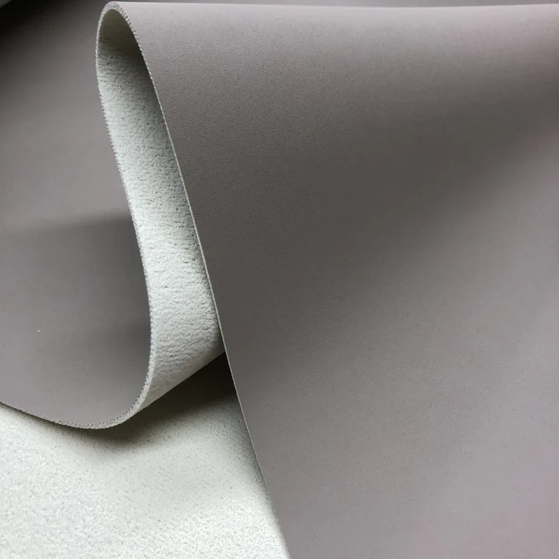 New matte shoes raw material vinyl Frosting PU synthetic leather for shoes