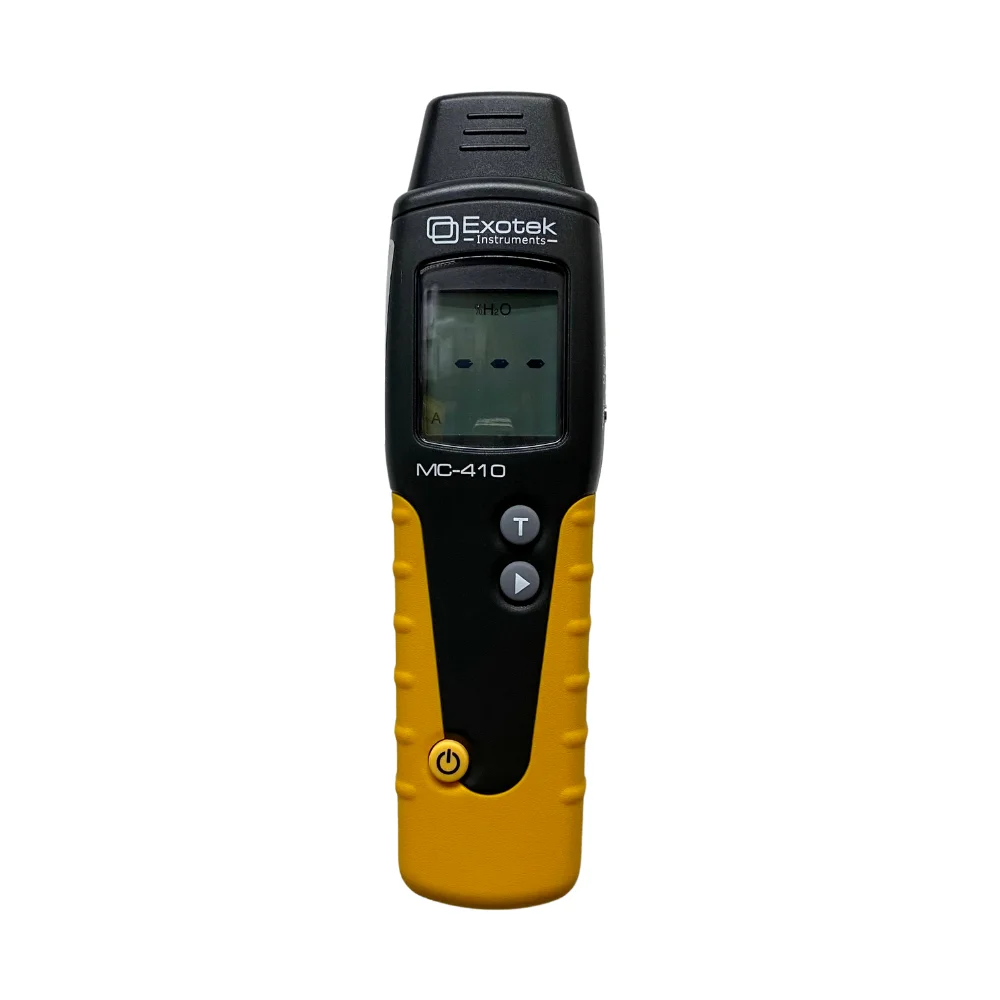 Hot Sales Portable LCD Display Exotek MC-410 Pin-Type Moisture Wood Meter Provide High Measuring Range 6-100% MC H2O