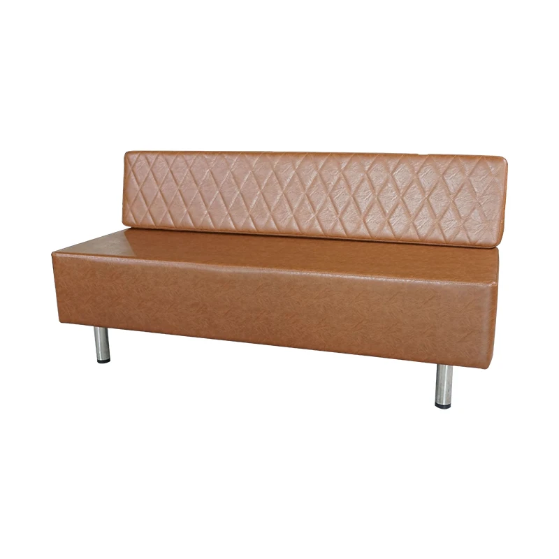 
hot sale barbershop comfortable economic long Section red beauty sofa barber shop barber waiting chairs for salon 