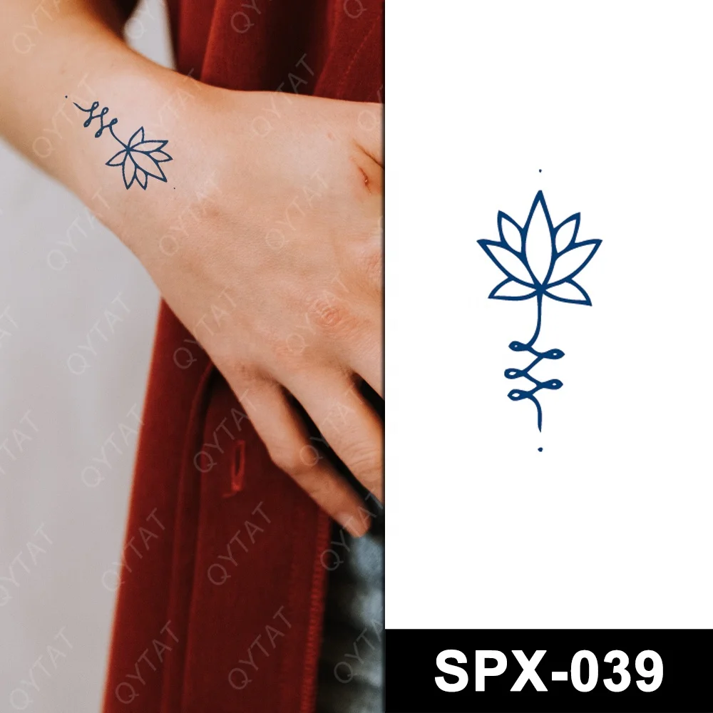 Newest Styles High Quality Waterproof Body Makeup Genipa Jagua Juice Semi Permanent Tattoo Stickers