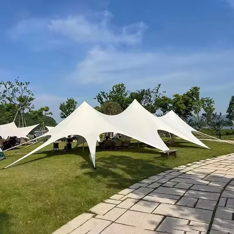 White Spider Tent Heavy Duty Pop Up Tent One Peaked Event Tents Sale Foldable Weeding Canopy