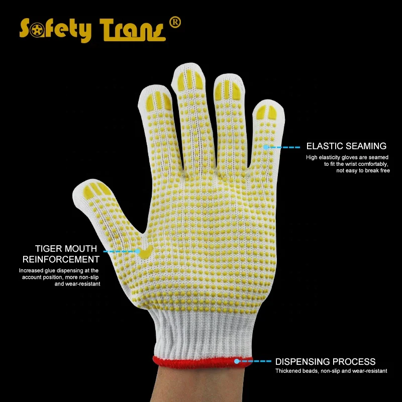cut resistant sandy finish nitrile safety gloves