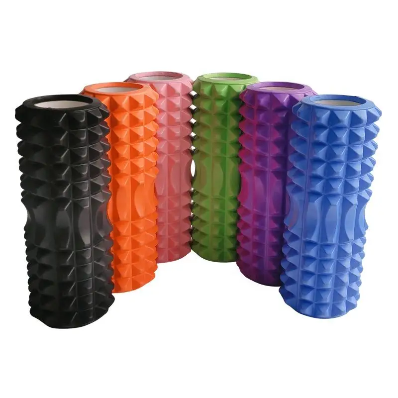 Fitness Foldable Logo Printed EVA High quality Yoga Pilates Essential Muscle Foam Roller