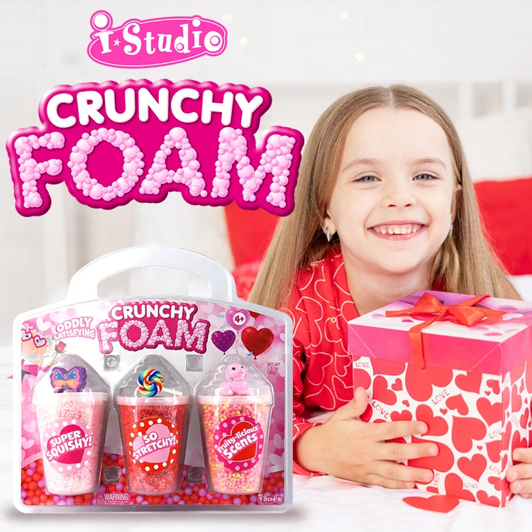 Wholesale Istudio Diy Foam Slime Scented Stress Relief Slime Christmas Present Foam Balls Slime From Factory