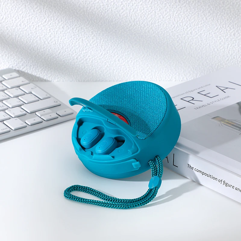 Tg808 New Portable Wireless Speaker Bt Outdoor Speakers Mini In-ear Earbuds 3d Stereo Handle Loudspeaker