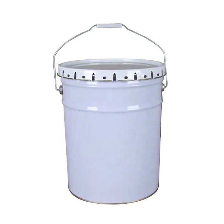 Innopack 18L Steel Pails, 18lt Metal Bucket with Lever Ring Lock Lid