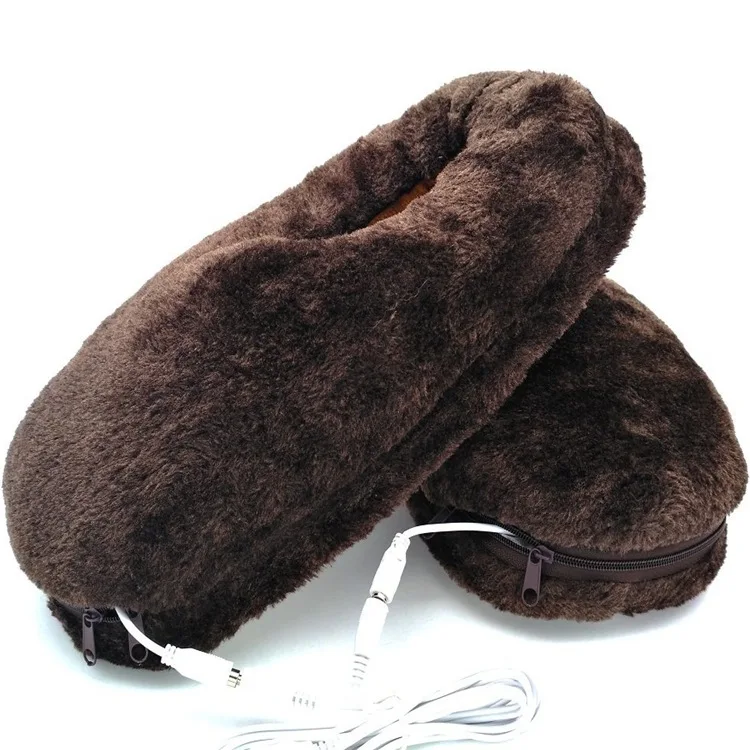 Теплые тапочки для мужчин и женщин, перезаряжаемая обувь с подогревом, домашняя одежда, тапочки с подогревом, теплая обувь для холодной погоды