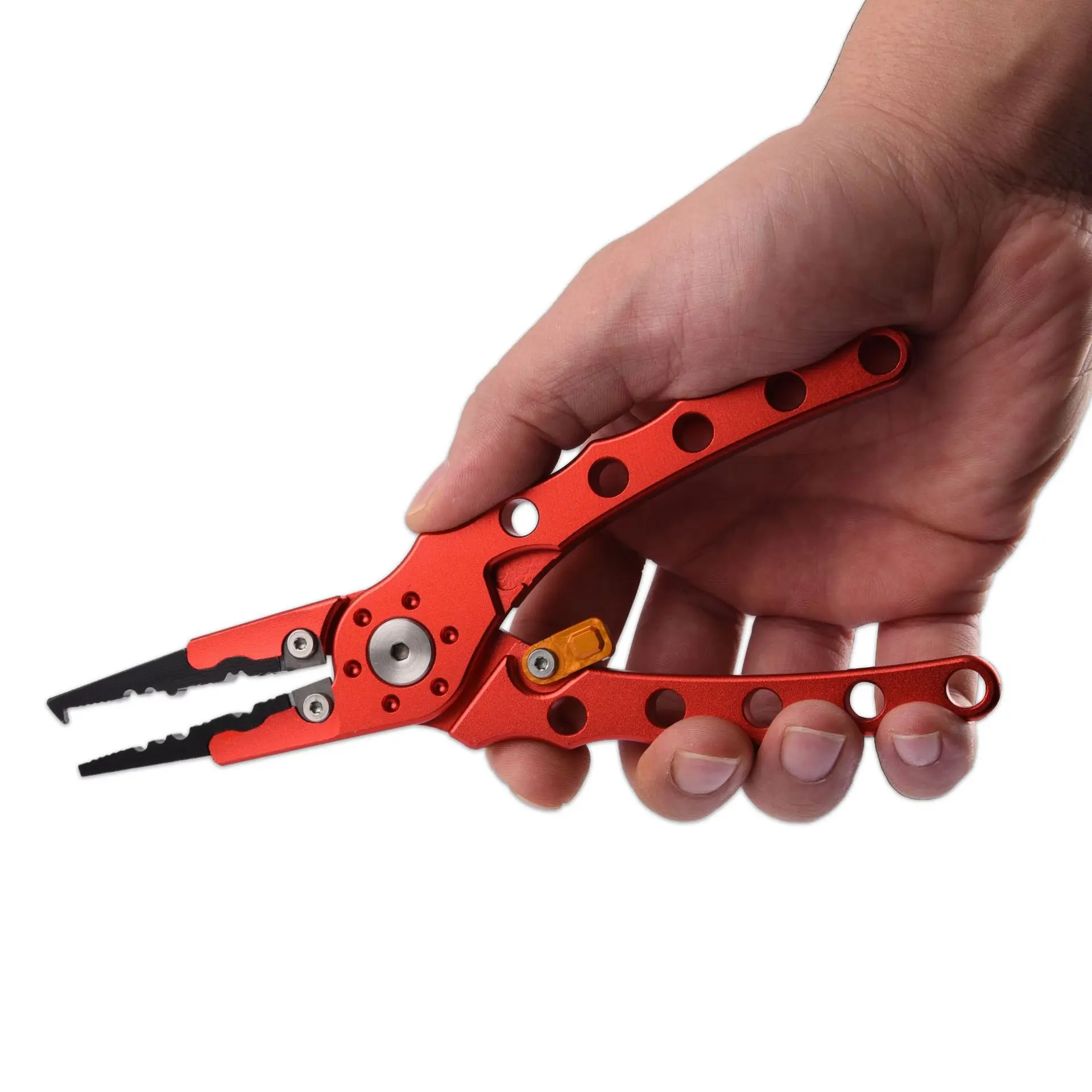 Jetshark 185mm*60mm 126g Strengthen Stainless Steel Multifunctional Fish Grip Fishing Line Cutting Scissors Fishing Pliers