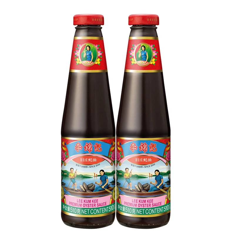 Lee Kum Kee Old Oyster Sauce 510g*2 oyster sauce 0% with preservative, hot pot seasoning oyster sauce