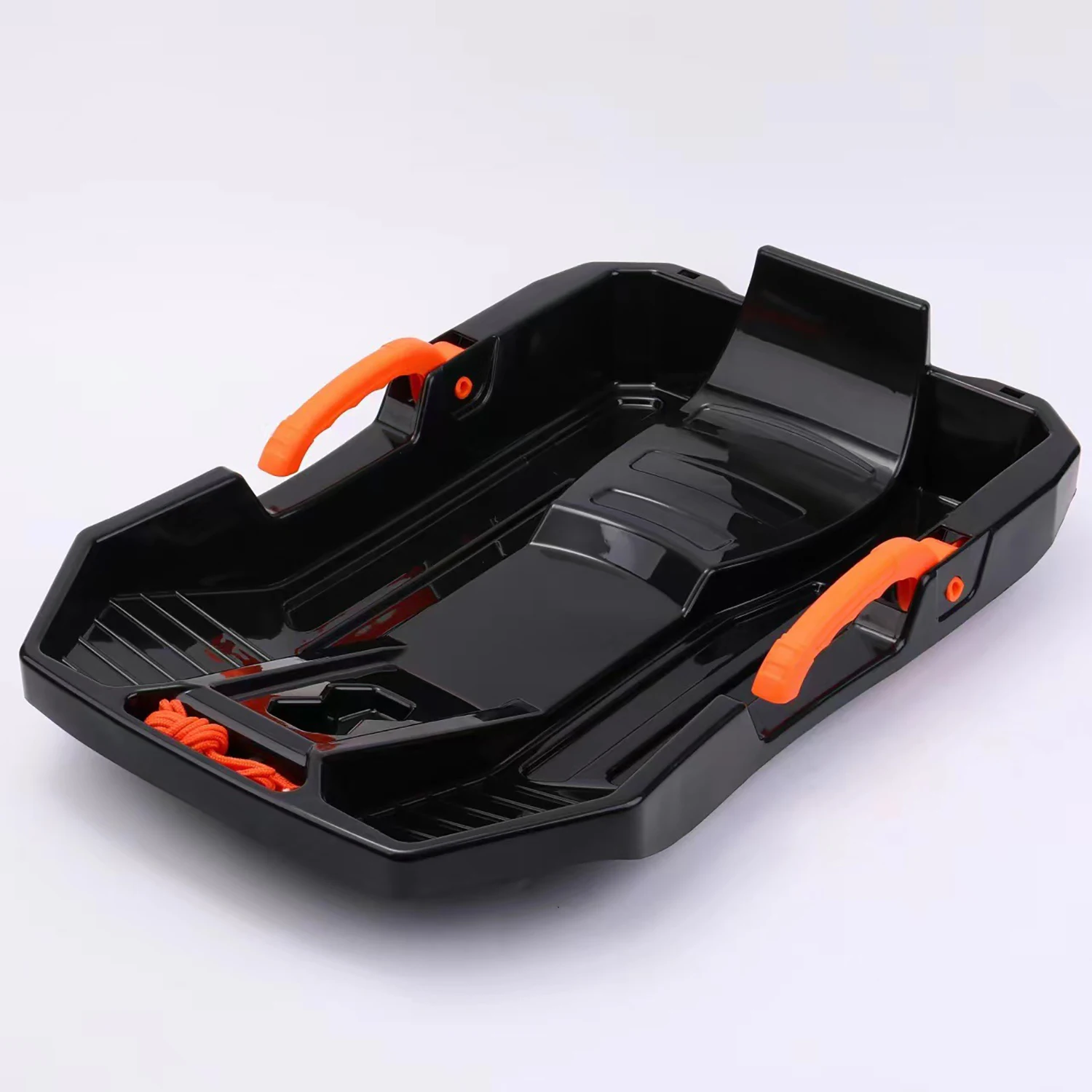 scenic area Downhill Xtreme Flexible Plastic Toboggan Snow Sled 2 Riders  Pull Rope snow grass beach skiing Sleigh Sandboarding