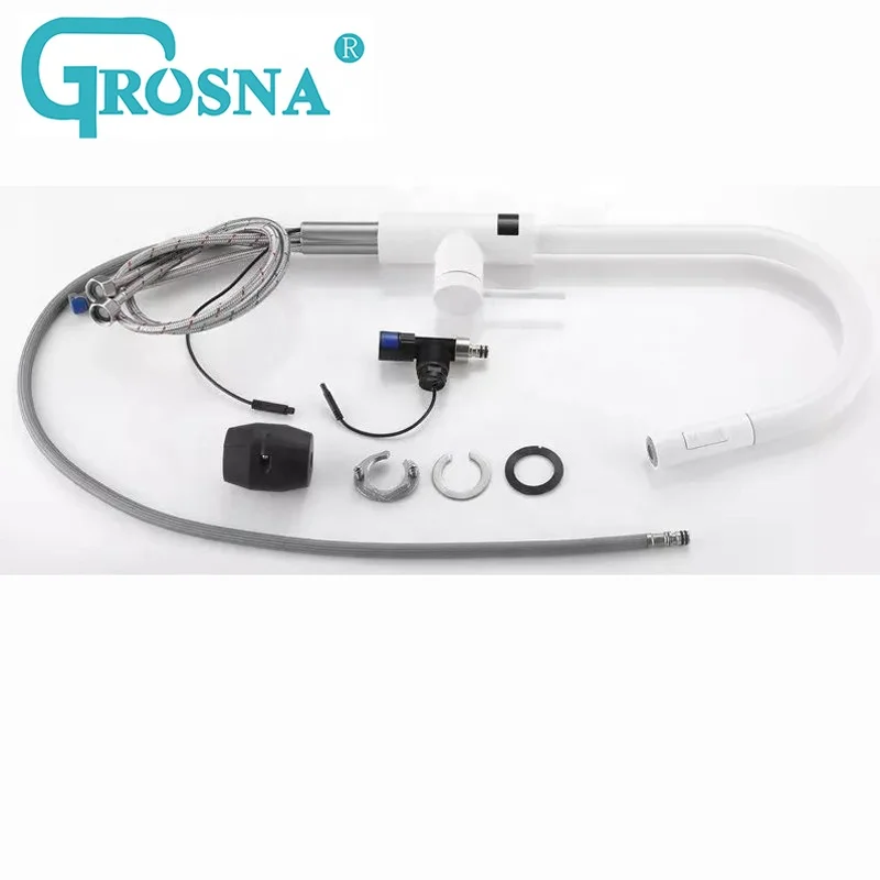 Modern 304 Stainless Steel Kitchen Sink Water Gold Black Brushed Color Pull Out Smart Touch Sensor Kitchen Faucet - Buy Kitchen