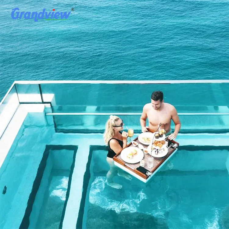 GrandView 30mm 60mm 90mm Thick Acrylic Transparent Sheet Plexiglass Sheets For Clear Acrylic Swimming Pool