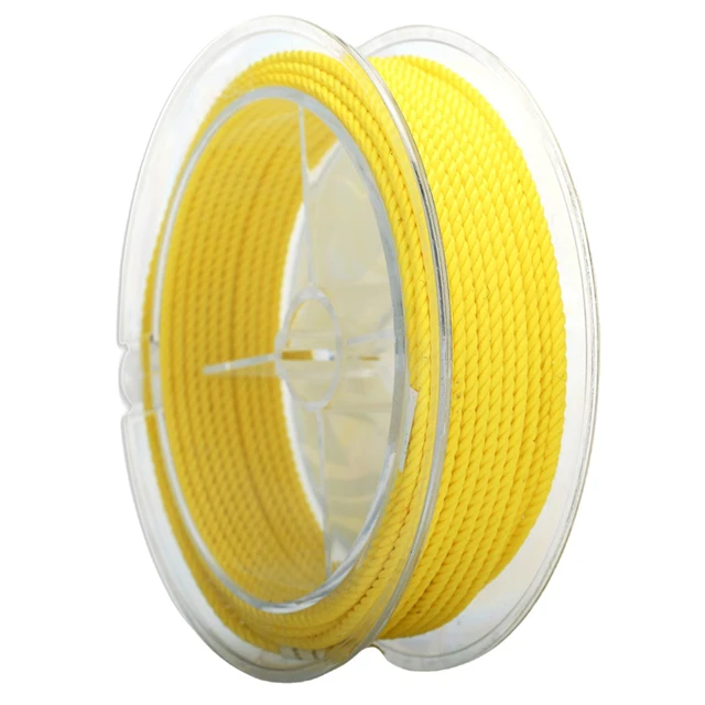 wholesale muti-colors 2.5mm fashionable various colors twisted nylon milan stringing line thread  for necklace rope