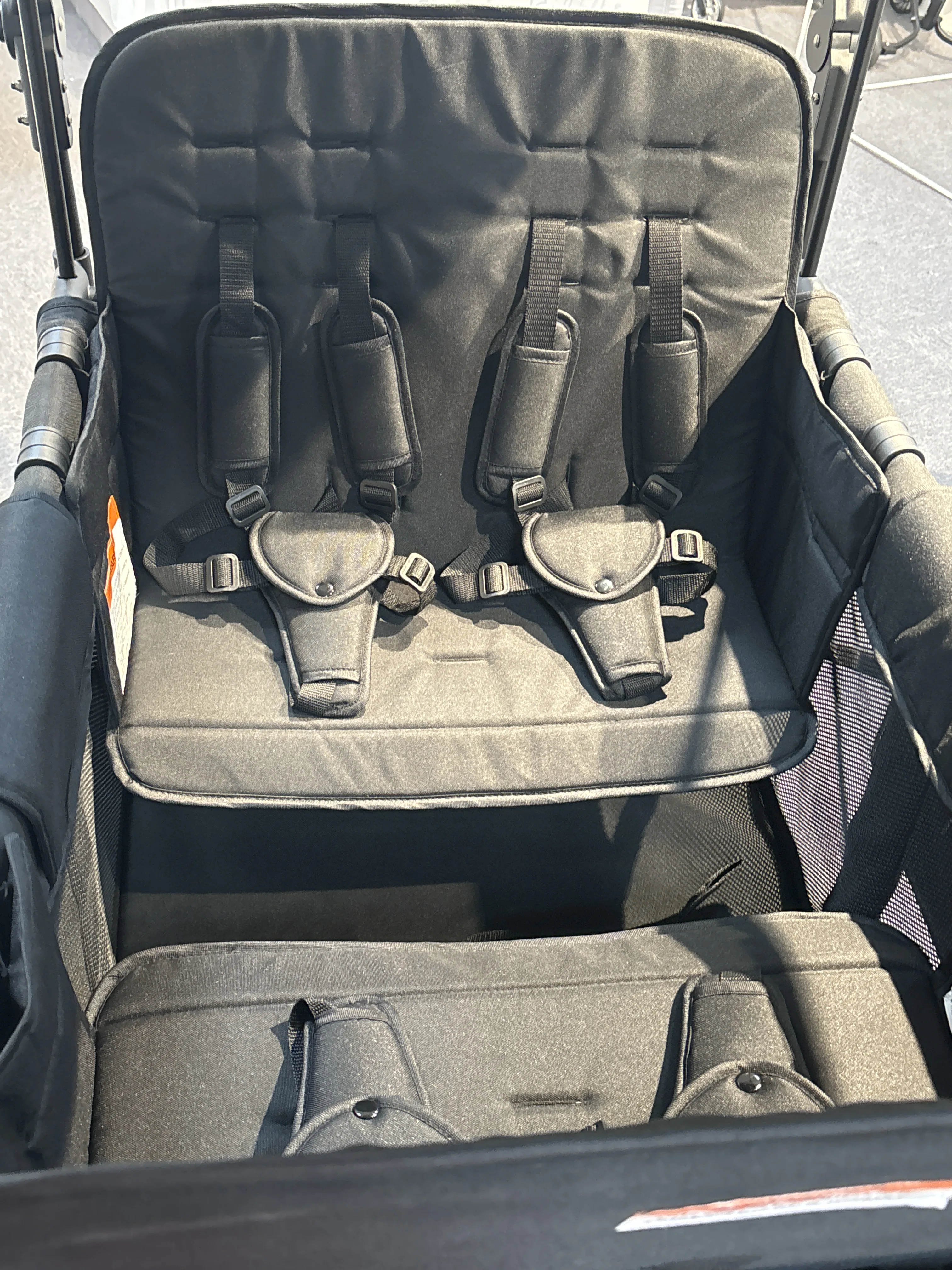 2024 Baby Products Folding Baby Wagon Stroller With 2 Seats And 4 Seats