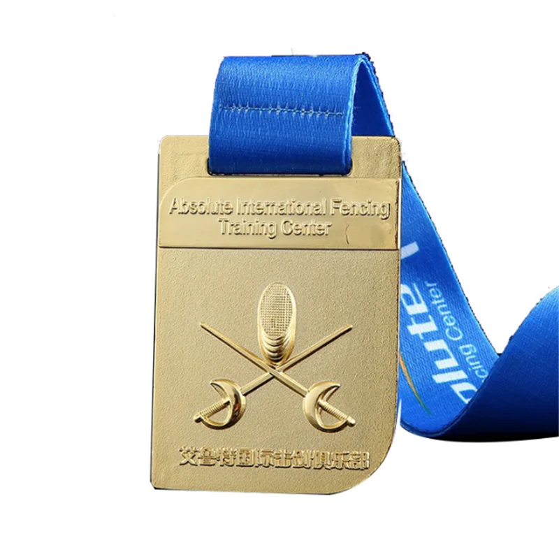 
 Международная медаль ограждения, золотая медаль, медаль, значок  