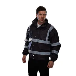 New Winter Arrival Safety Wear Men Jacket Oem Service Reflective Tap Security Protection Jackets